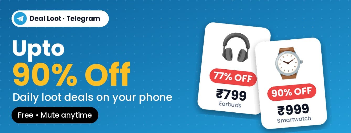 Up to 90% off – daily loot deals on Telegram